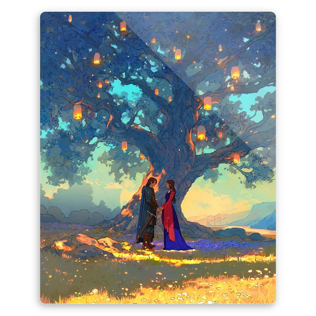 Arwen and Aragorn - Art Print