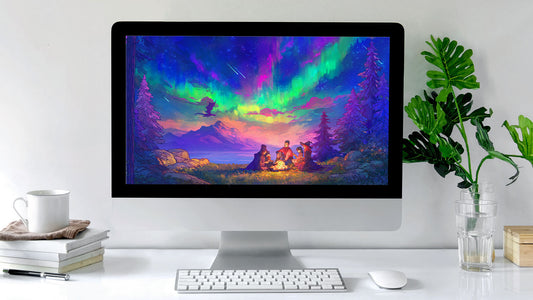 Aurora Dragon - HD/Ultra-wide Desktop Wallpaper