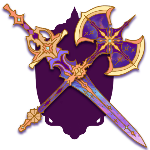Celestial Armory Lunar Bow enamel pin by Naomi VanDoren featuring a moon-themed design on a white background.