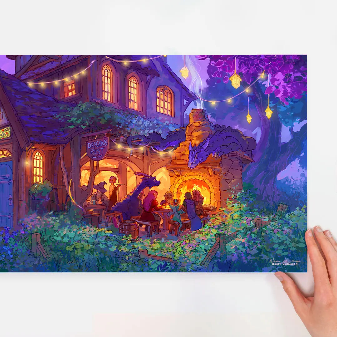 Dragon Con Limited Edition - Dragon's Rest Art Print