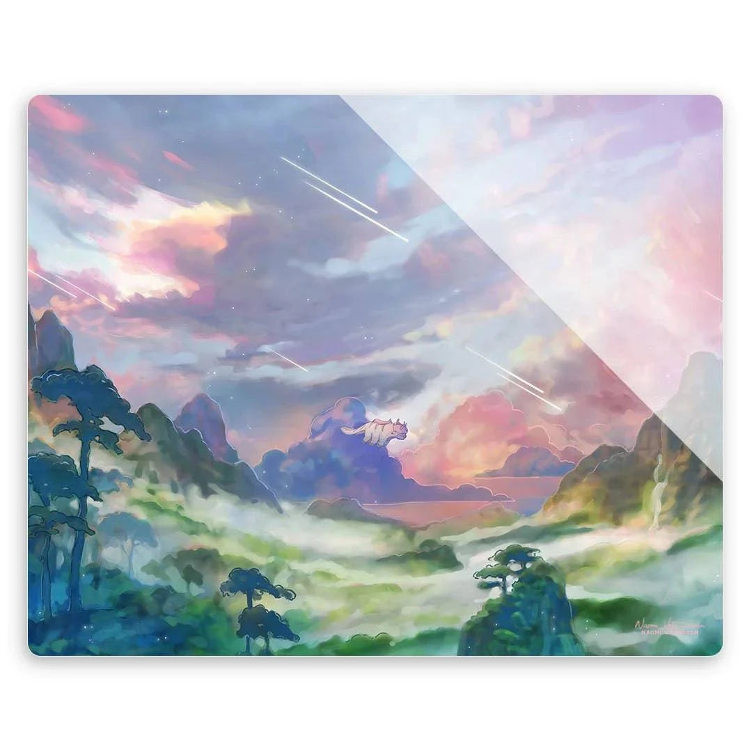 Earth Kingdom art print by Naomi VanDoren from the Elements Series featuring detailed artwork on metal.