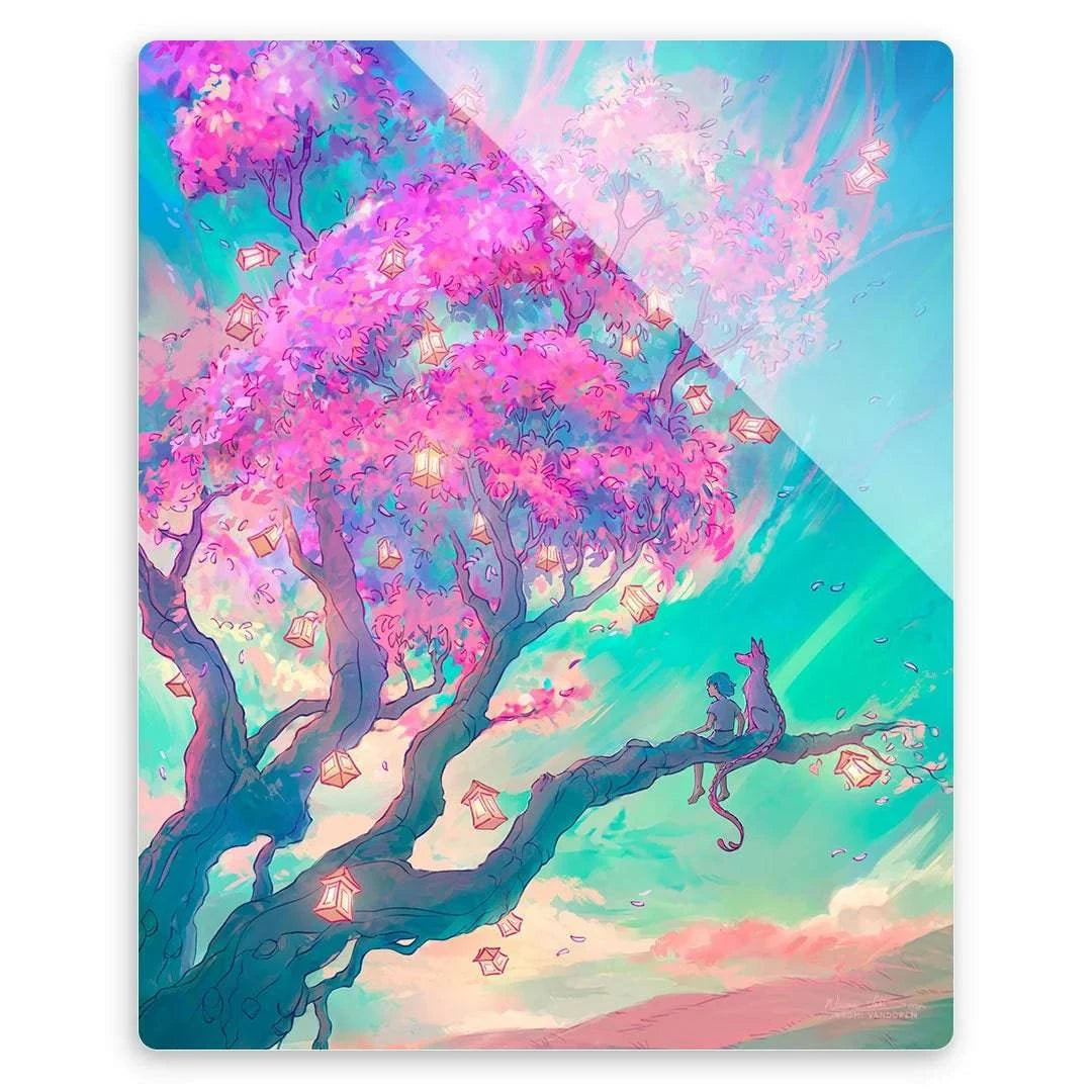 Friendship is Magic art print by Naomi VanDoren featuring colorful, detailed illustration on a metal print surface.
