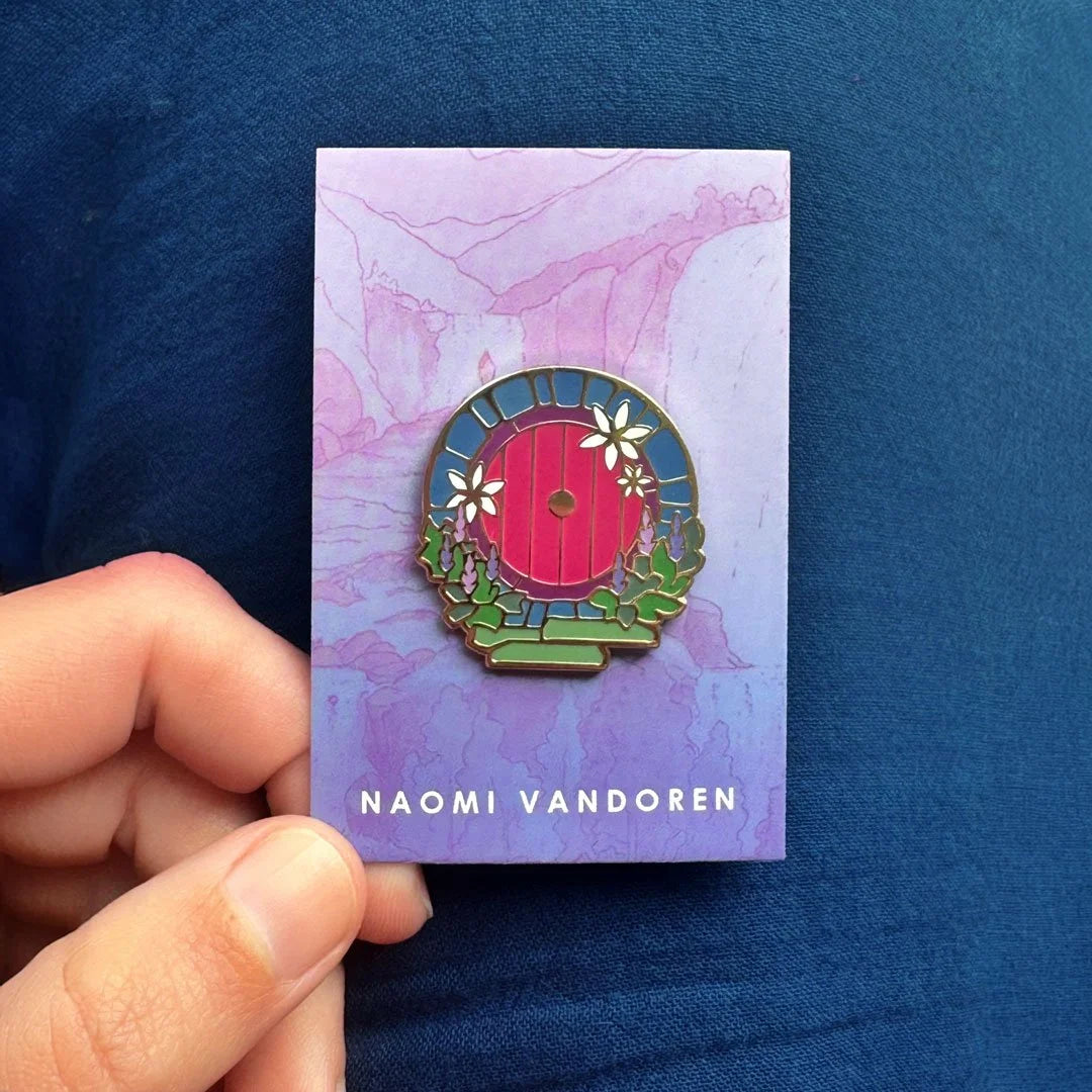 Hobbit Door: Red - Enamel Pin