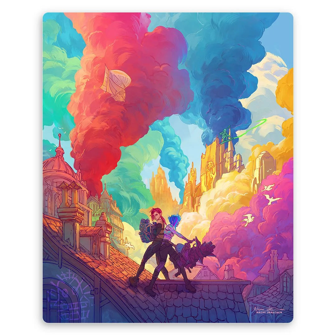 Paint The Town Blue - Art Print