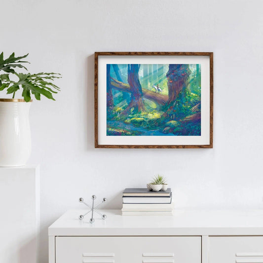 Forest Princess - Art Print - Naomi VanDoren | Adventure Art & Stories