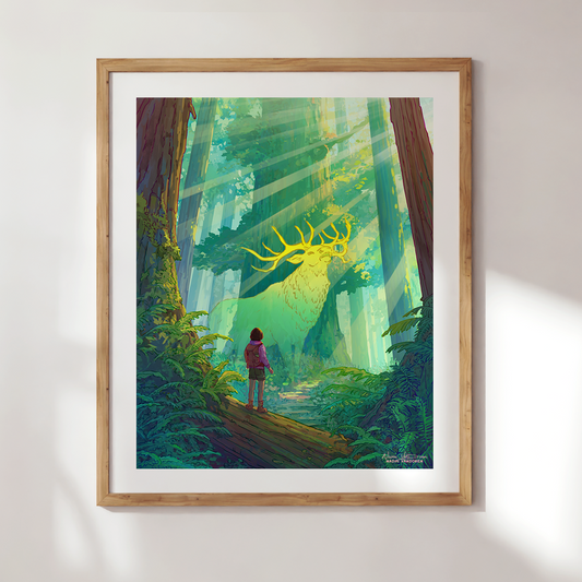 Redwood Explorer - Art Print