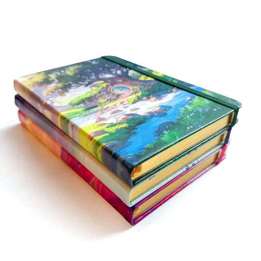 Green Meadows - Hardback Notebook - Naomi VanDoren | Adventure Art & Stories
