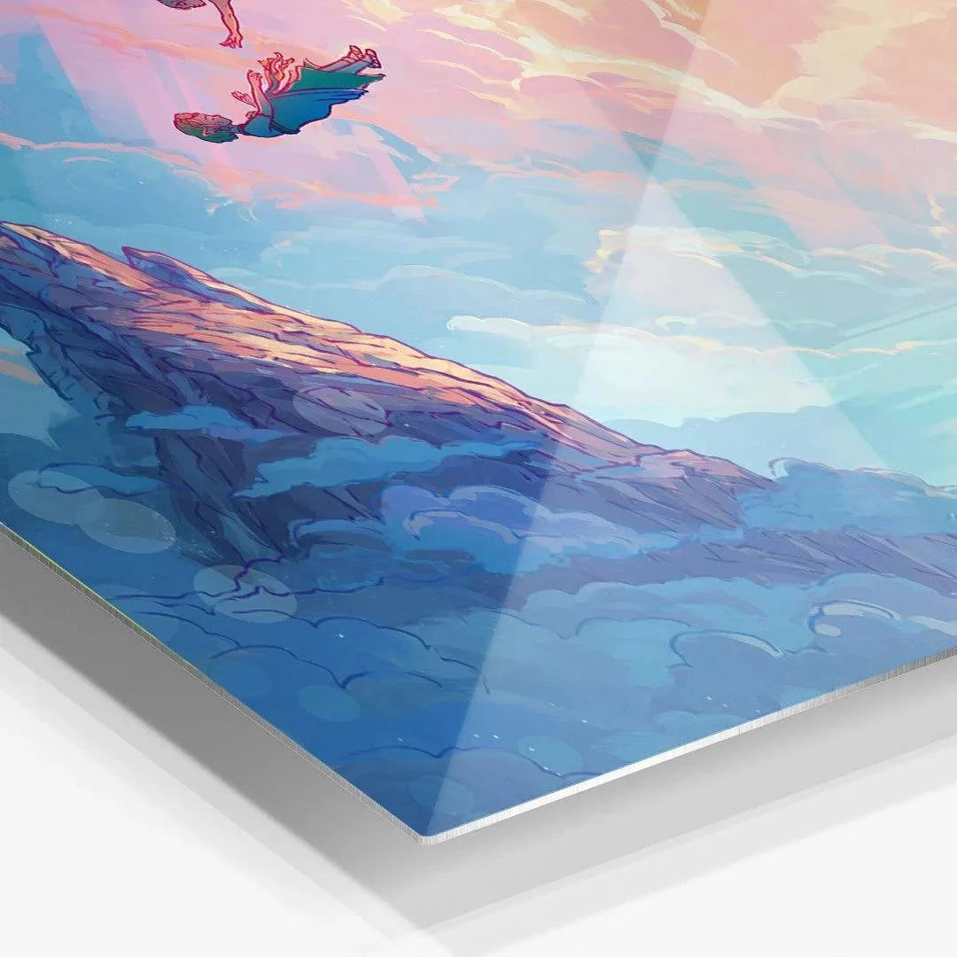 Zelda Tears of the Kingdom art print featuring Link by Naomi VanDoren, showcasing vibrant colors and detailed illustration.