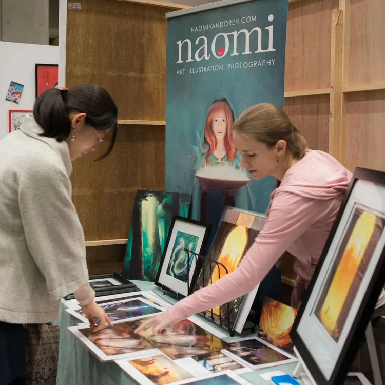 Artist Alley and Exhibitor Booths: How I Share My Art at Conventions