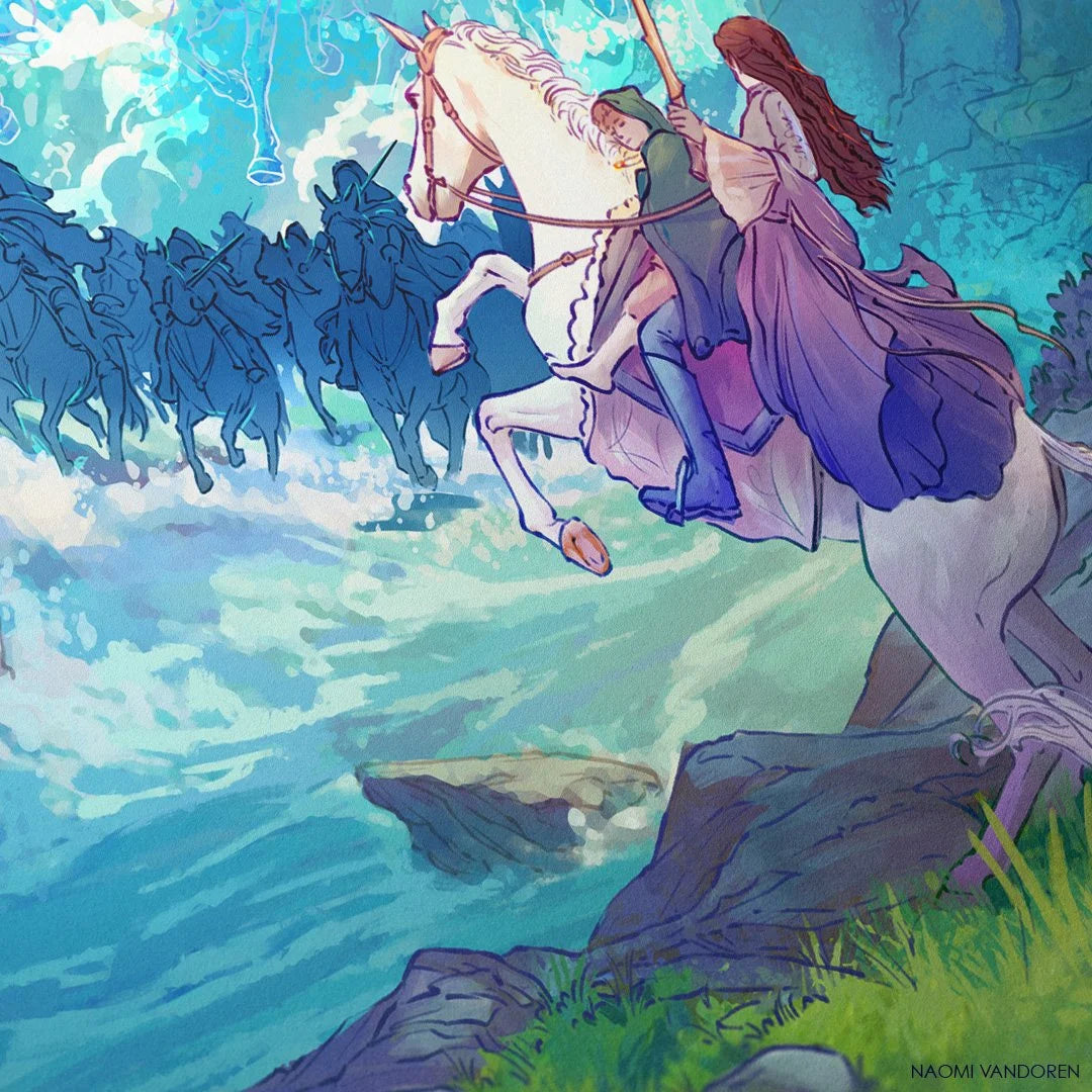 Flight to the Ford - Art Print