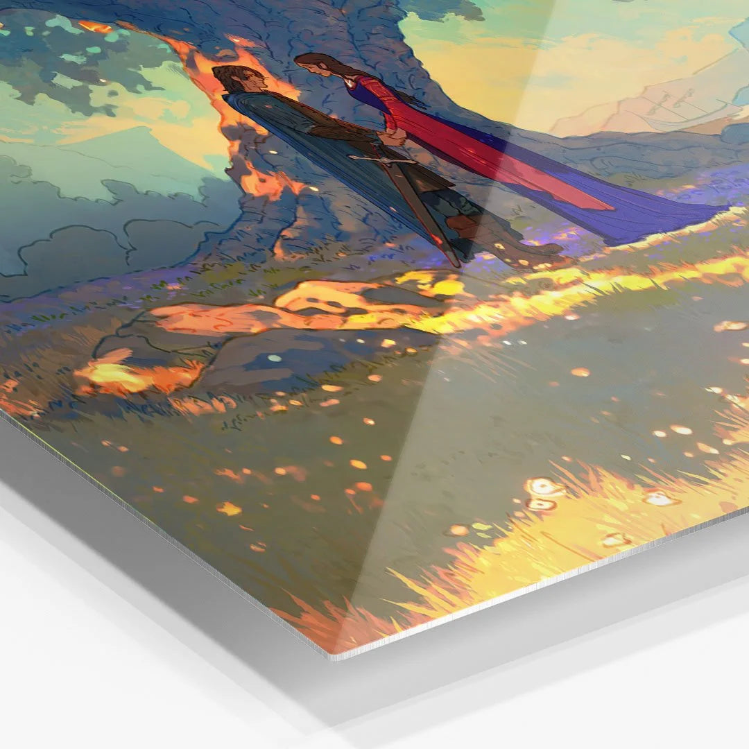 Arwen and Aragorn - Art Print