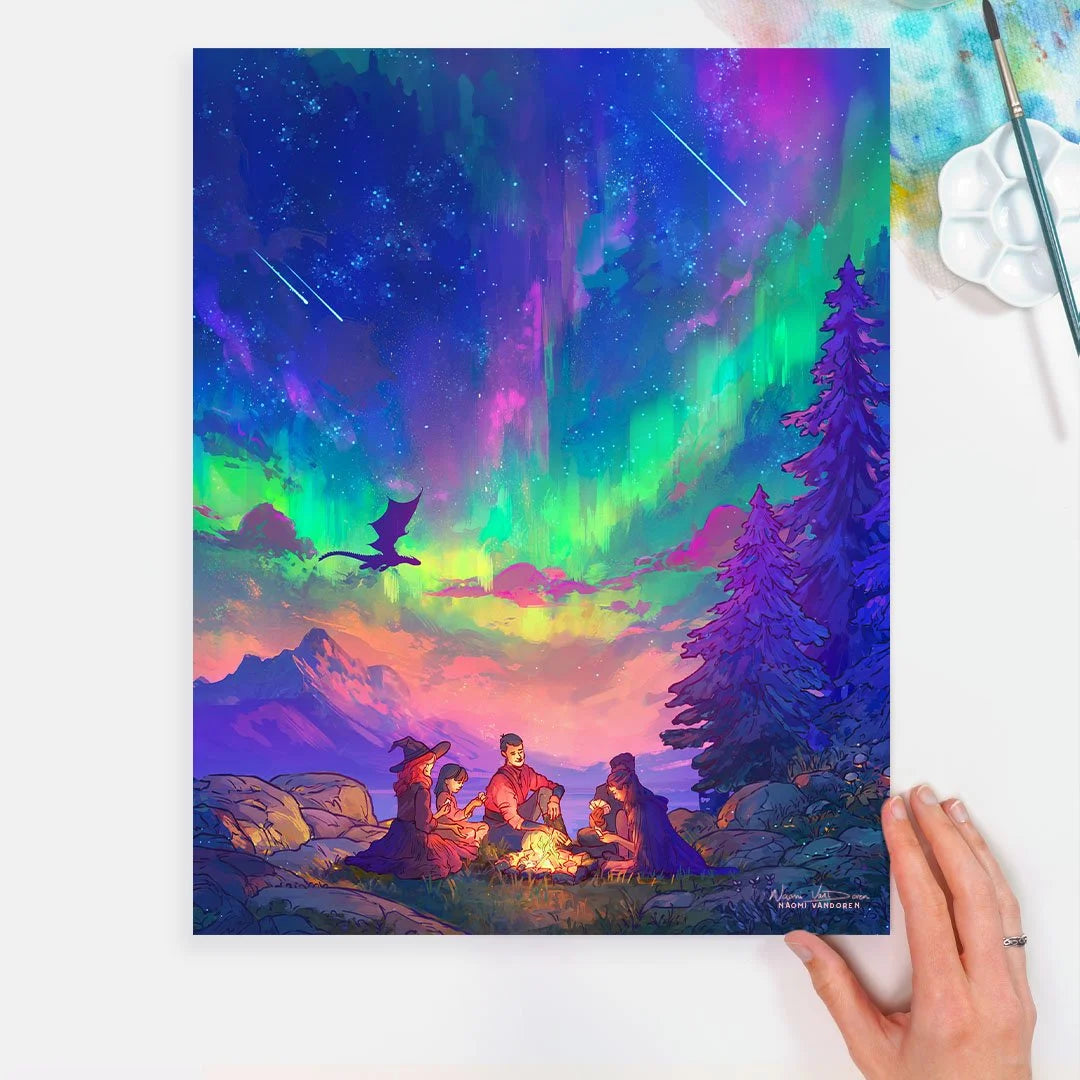 Aurora Dragon - Art Print