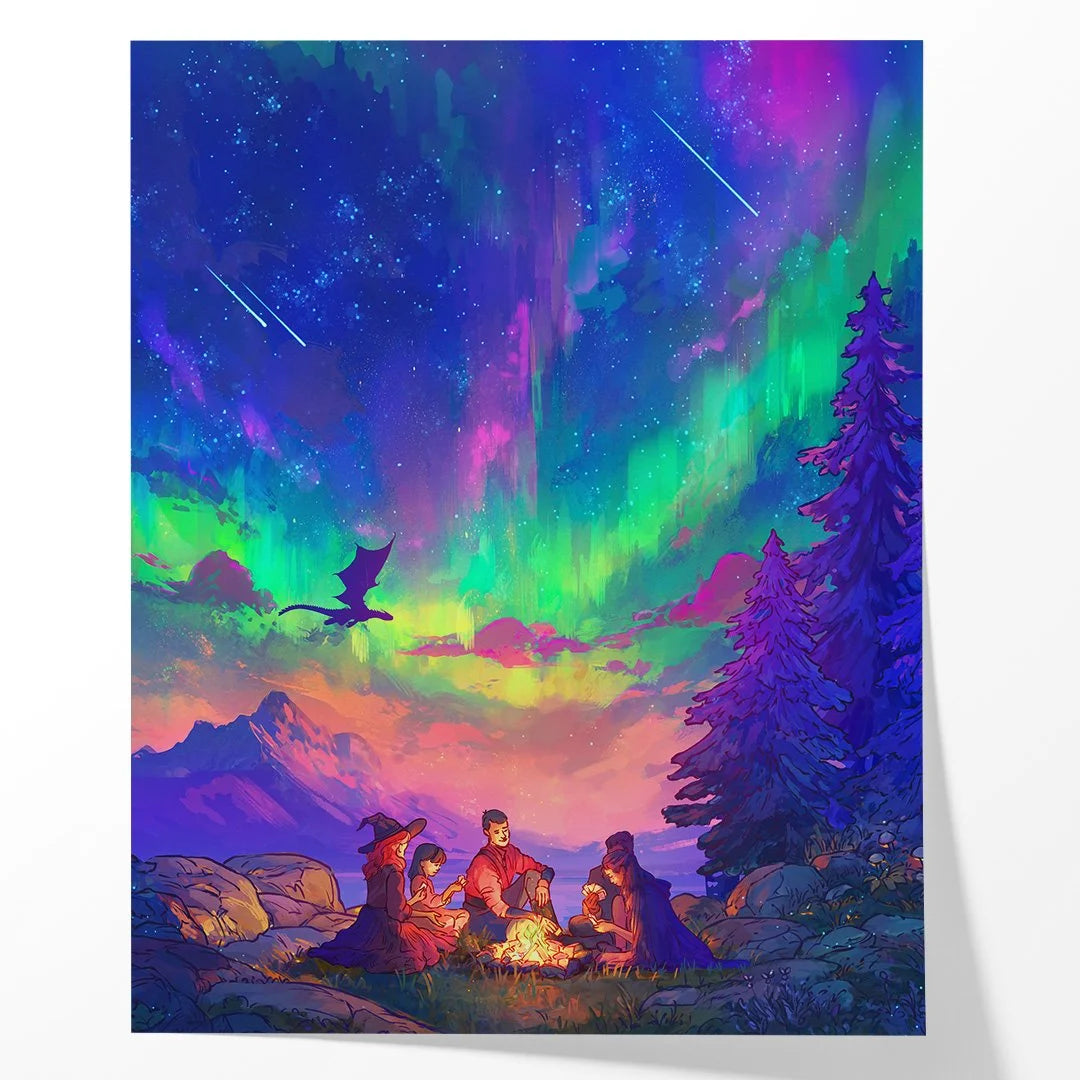 Aurora Dragon - Art Print