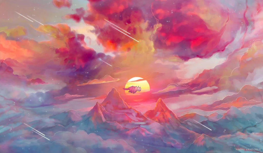 Elements Series: Fire Kingdom - Desk & Gaming Playmat