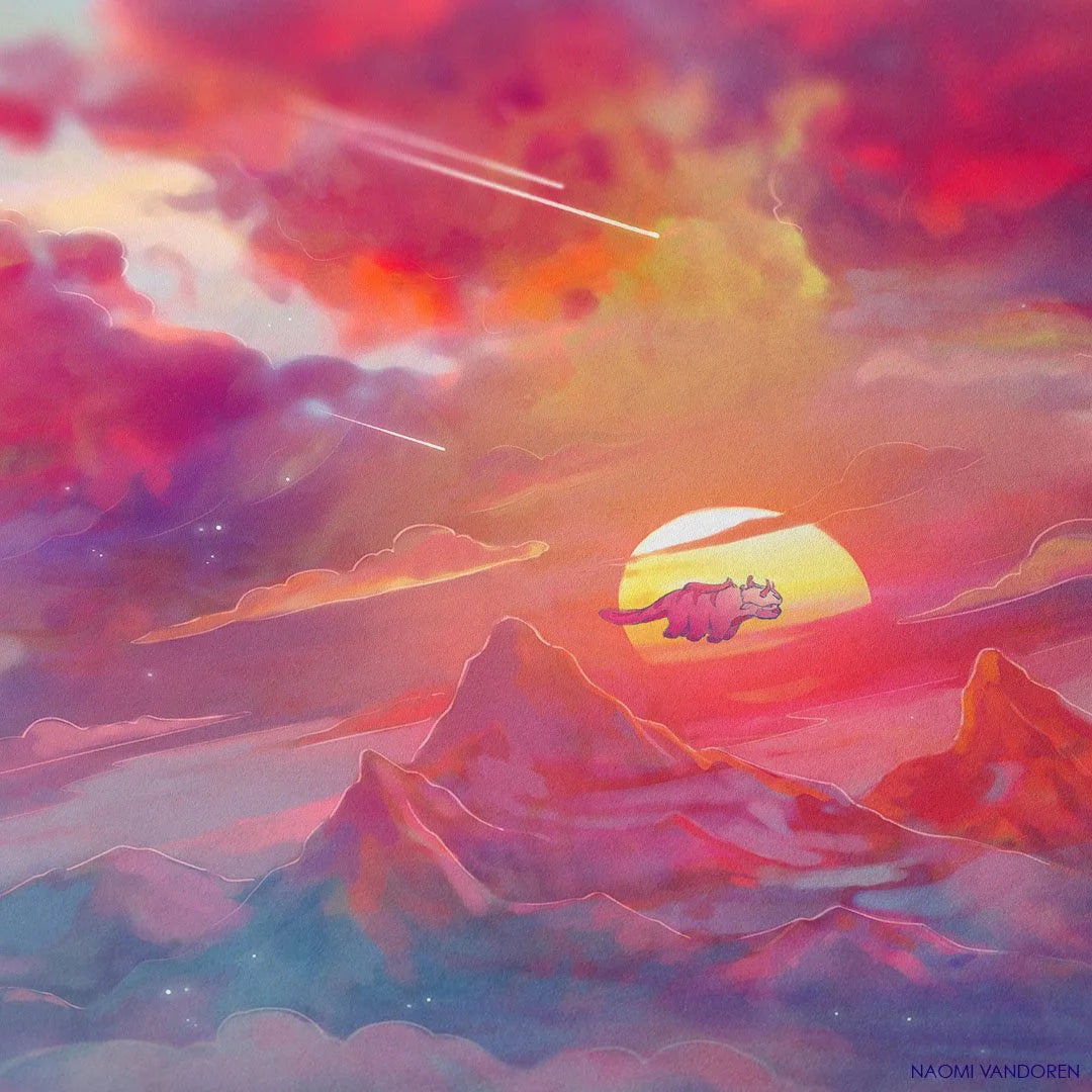 Elements Series: Fire Kingdom - Desk & Gaming Playmat