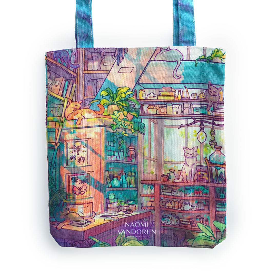 Cat Shop Apothecary - Tote Bag