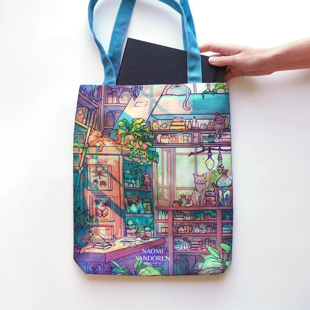 Cat Shop Apothecary - Tote Bag