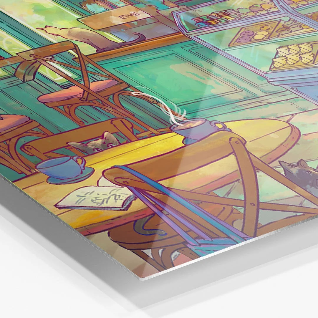 Cat Cafe - Art Print