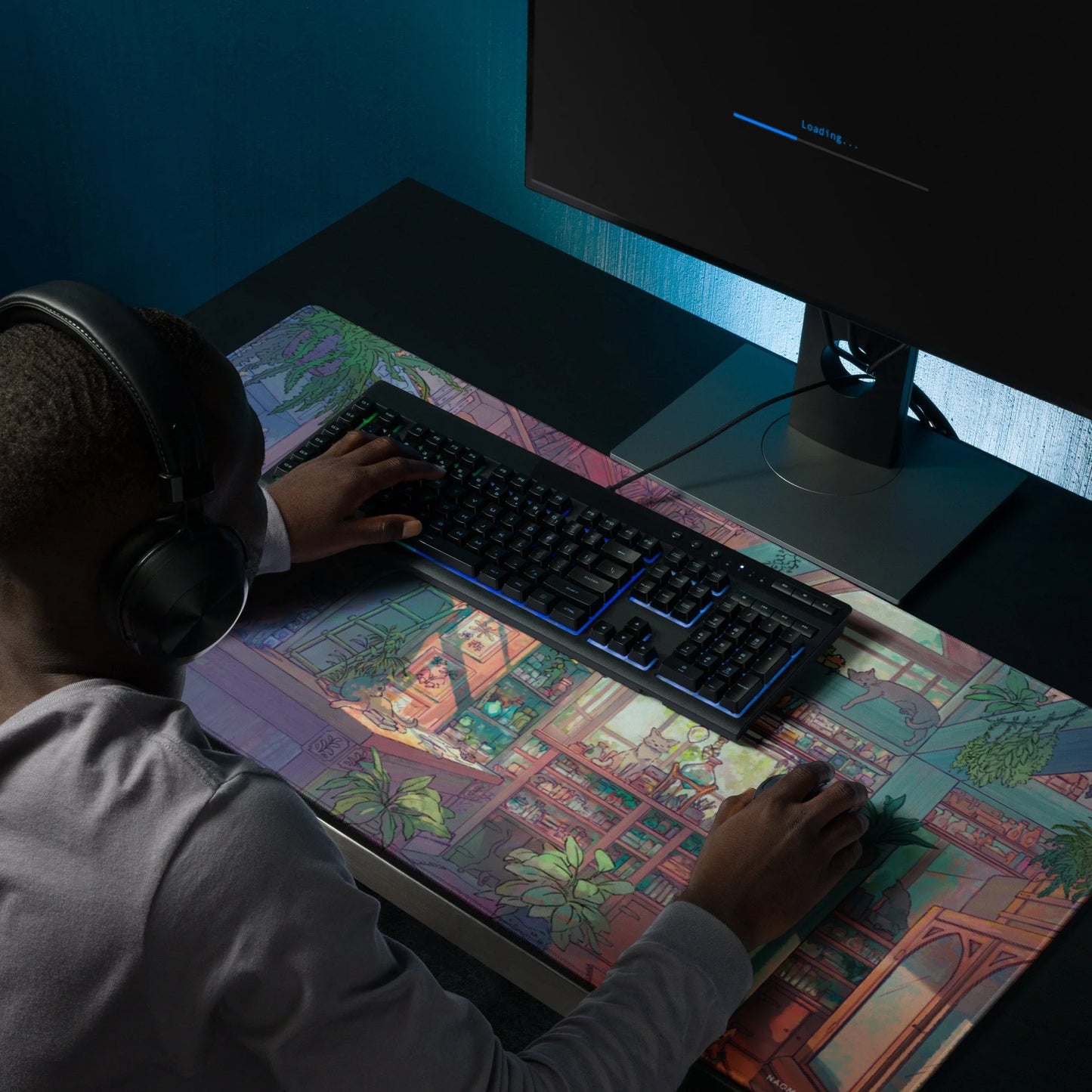 Cat Shop Apothecary - Desk & Gaming Playmat