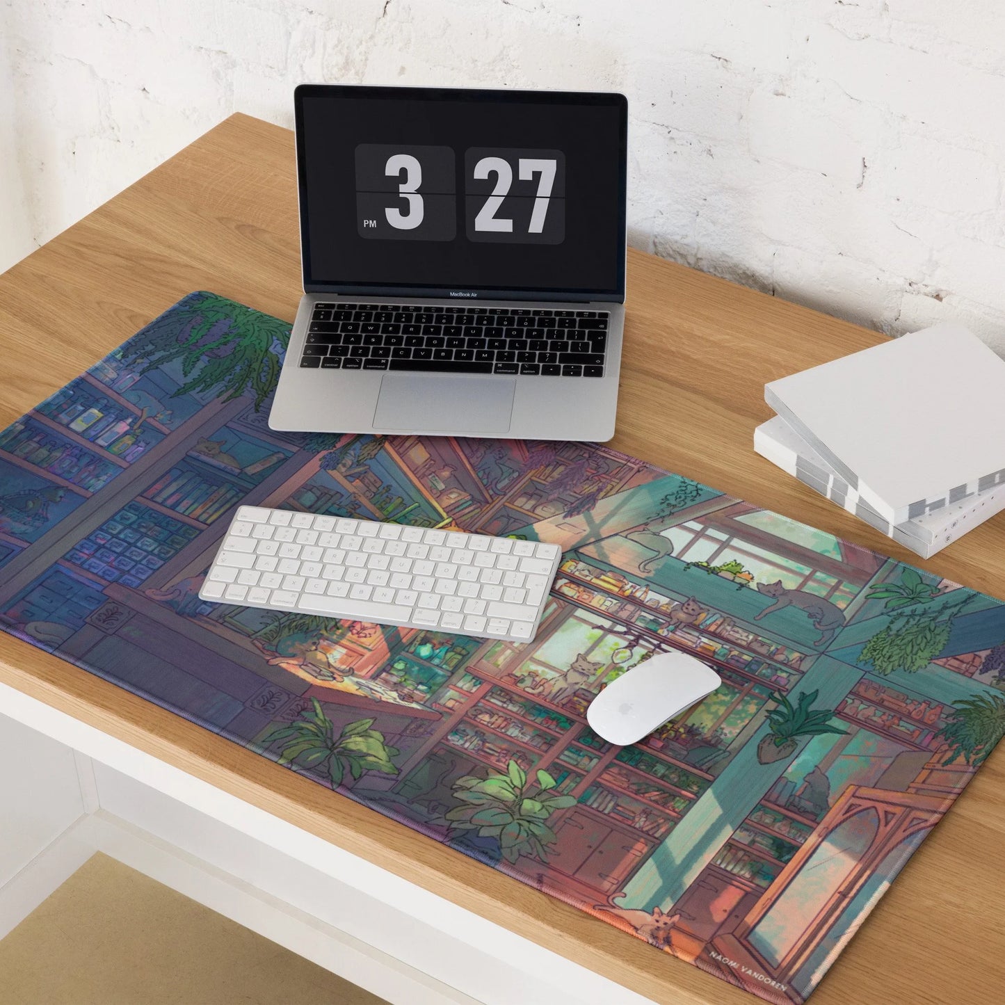 Cat Shop Apothecary - Desk & Gaming Playmat