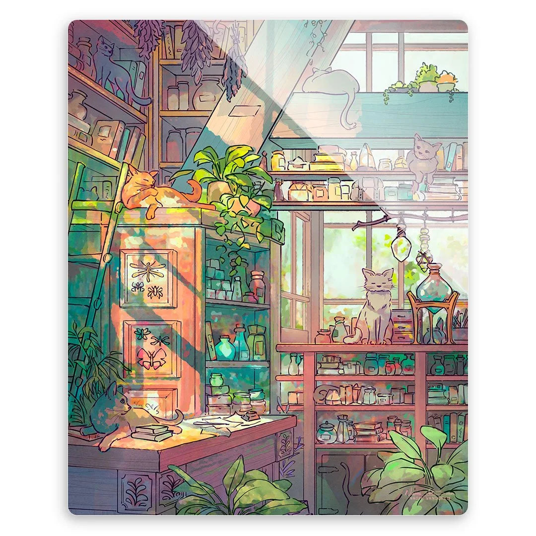 Cat Shop Apothecary - Art Print