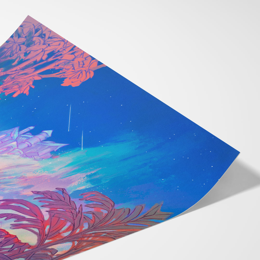 City in the Clouds - Art Print