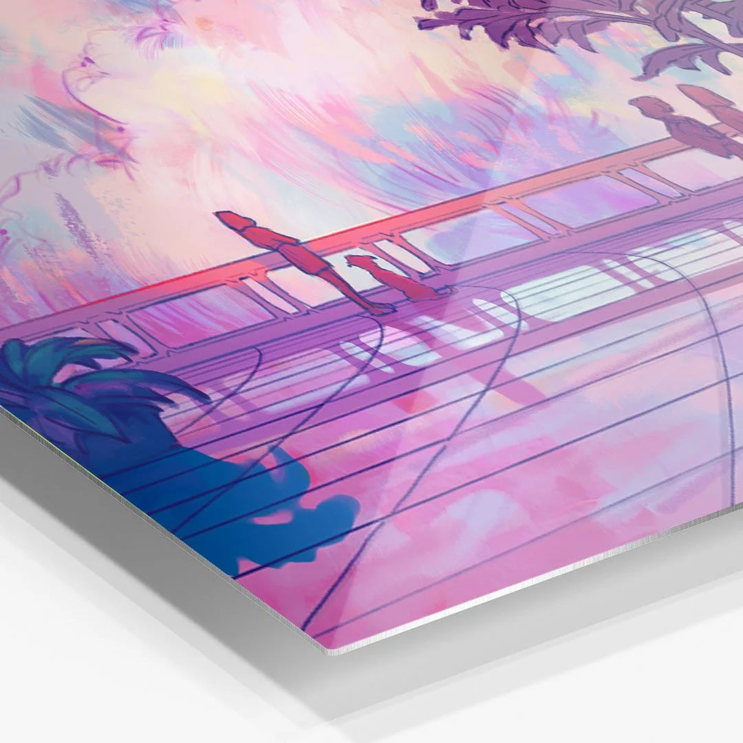 City in the Clouds - Art Print