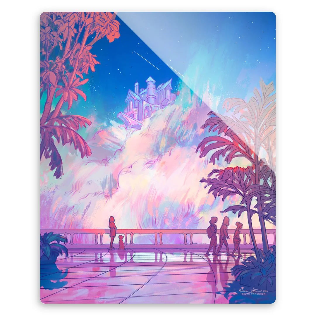 City in the Clouds - Art Print