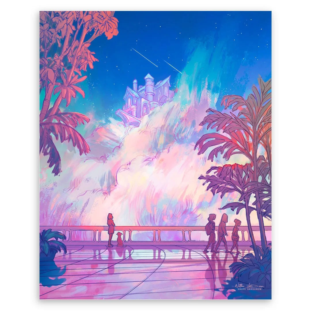 City in the Clouds - Art Print