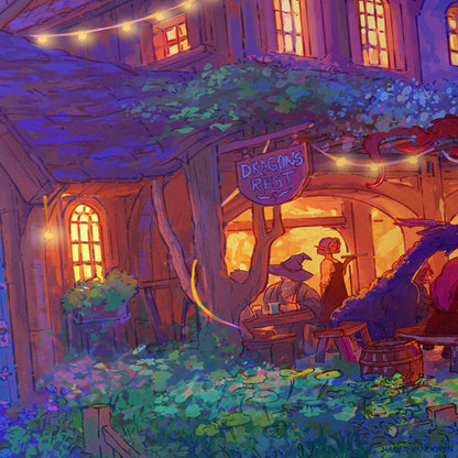 Dragons Rest - Art Print (Limited Edition & Open Edition)