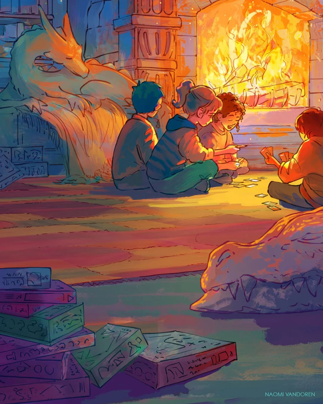 Game Night - Open Edition Art Print [Gen Con 2024]