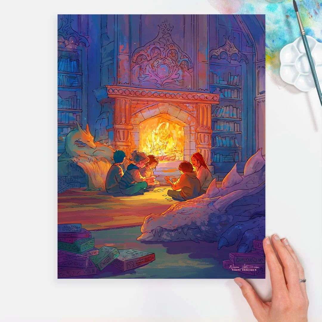 Game Night - Open Edition Art Print [Gen Con 2024]