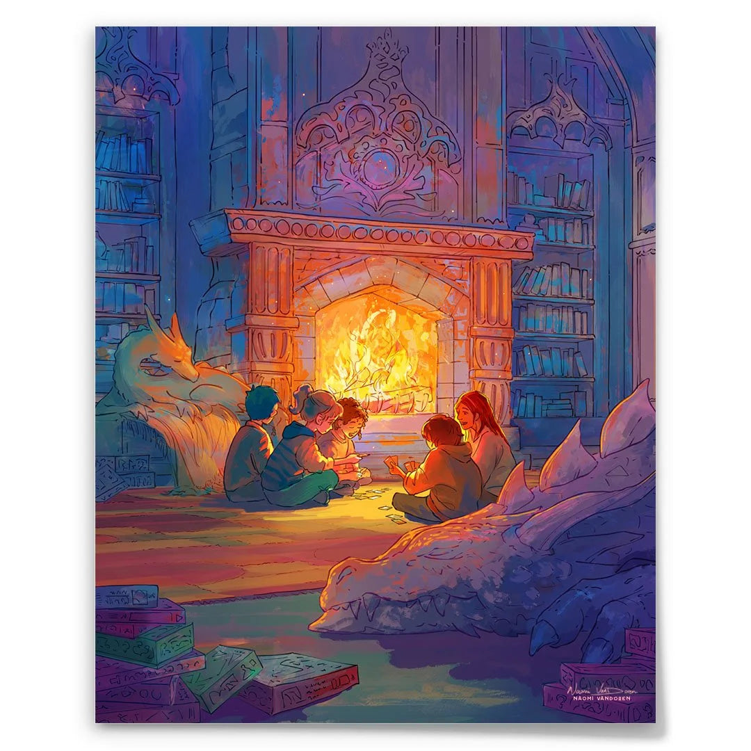 Game Night - Open Edition Art Print [Gen Con 2024]