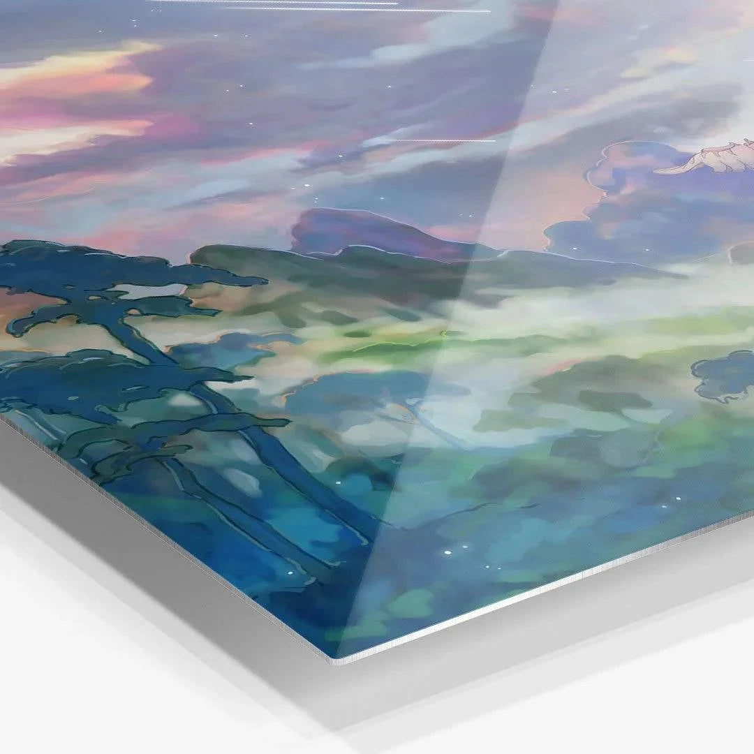 Earth Kingdom art print by Naomi VanDoren from the Elements Series, featuring detailed landscape artwork on metal.