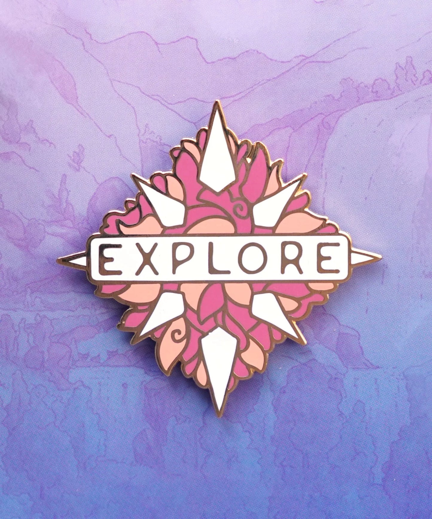 Explore - Enamel Pin