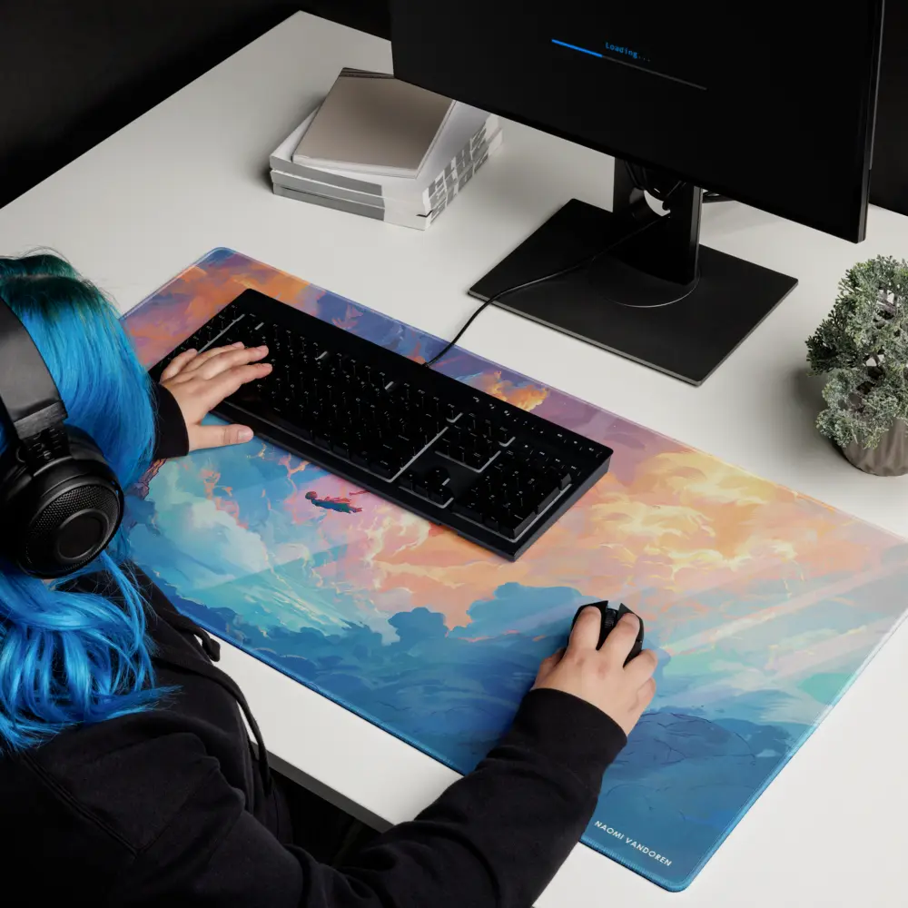 Falling In Love - Desk & Gaming Playmat