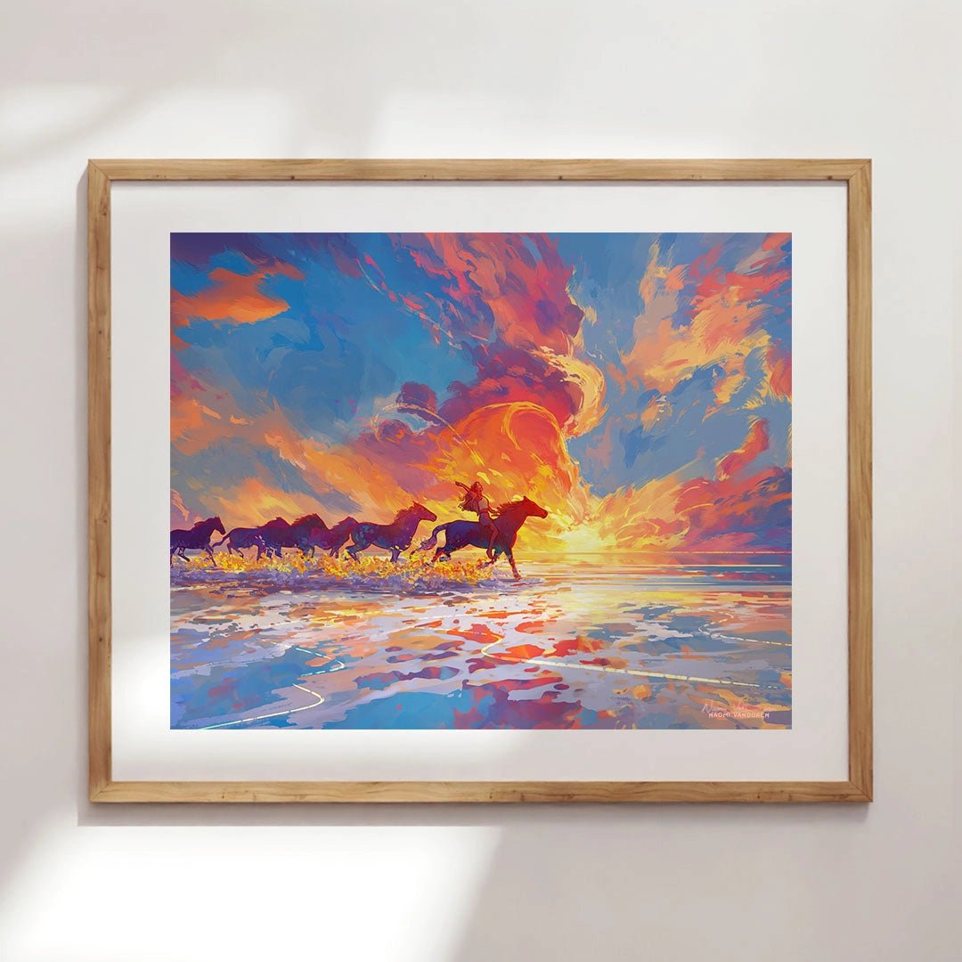 Fire Horse - Art Print