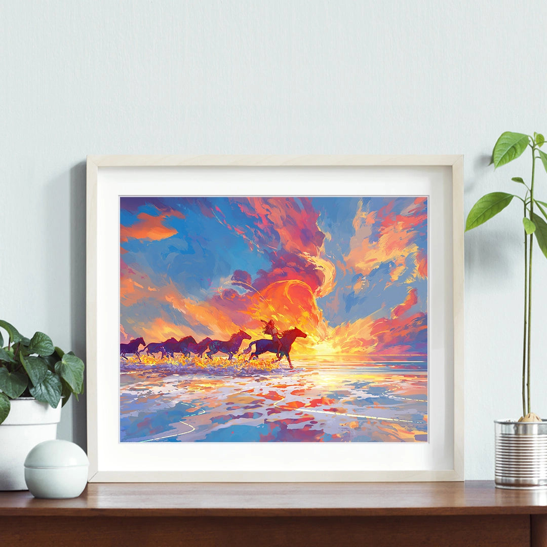 Fire Horse - Art Print