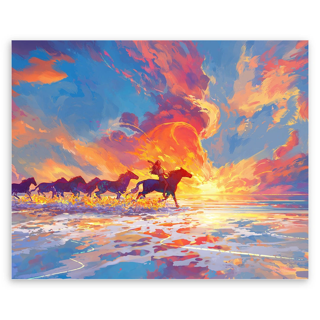 Fire Horse - Art Print