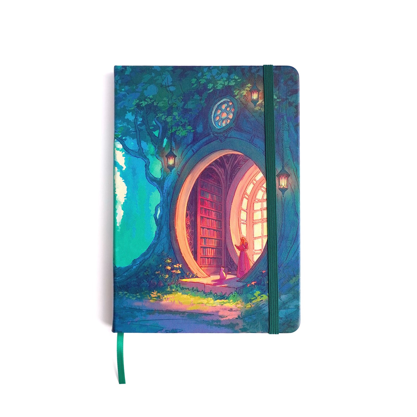 Forest Library - Hardback Notebook