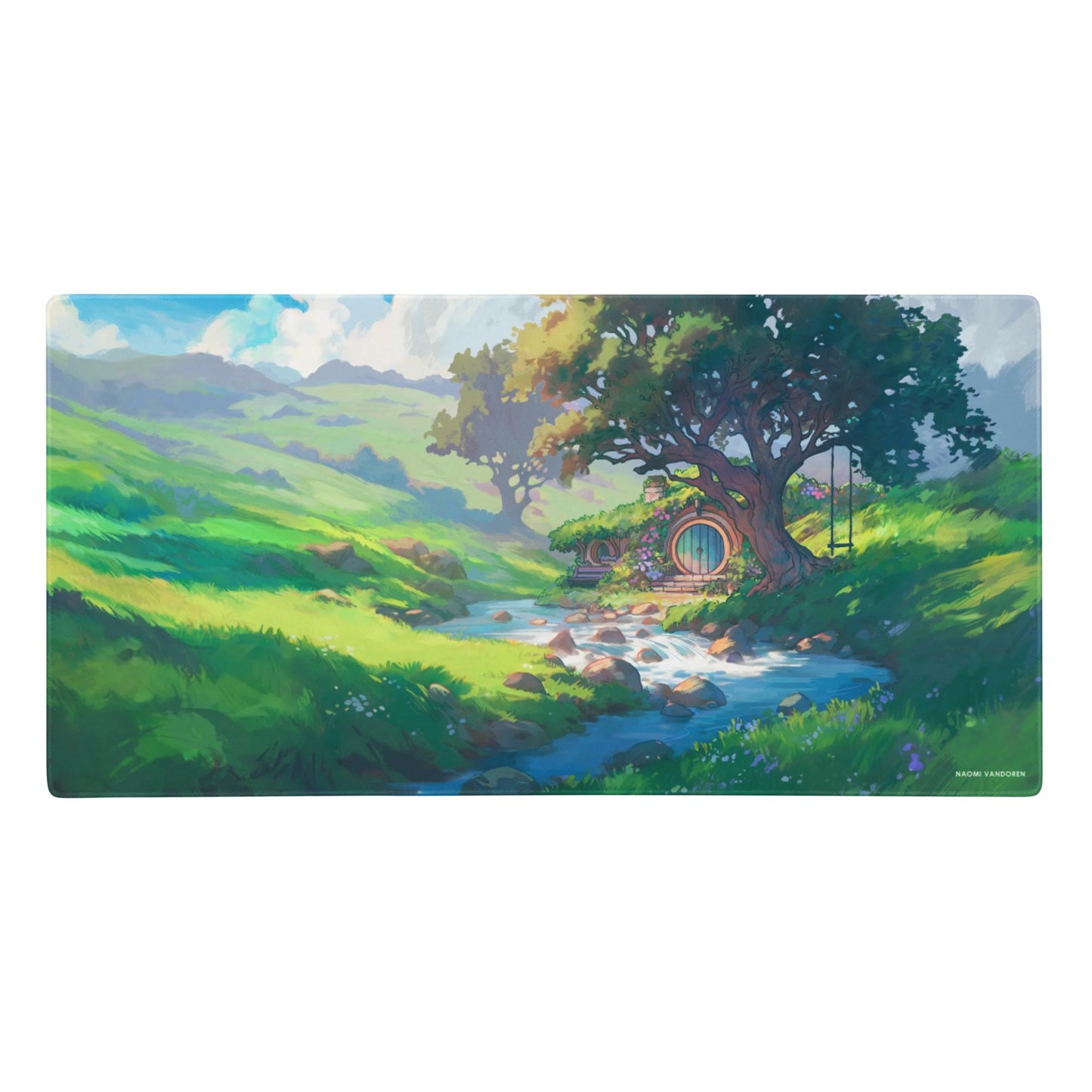 Green Meadows - Desk & Gaming Playmat