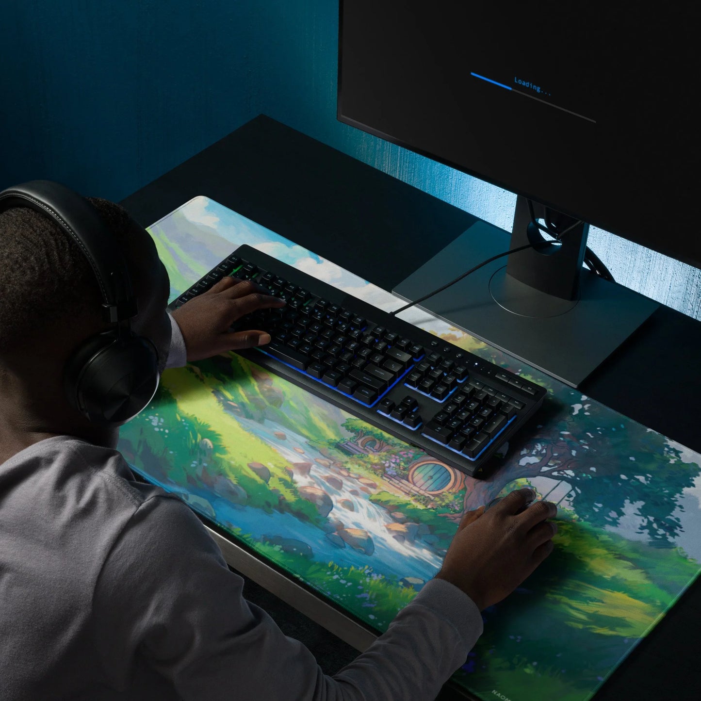 Green Meadows - Desk & Gaming Playmat