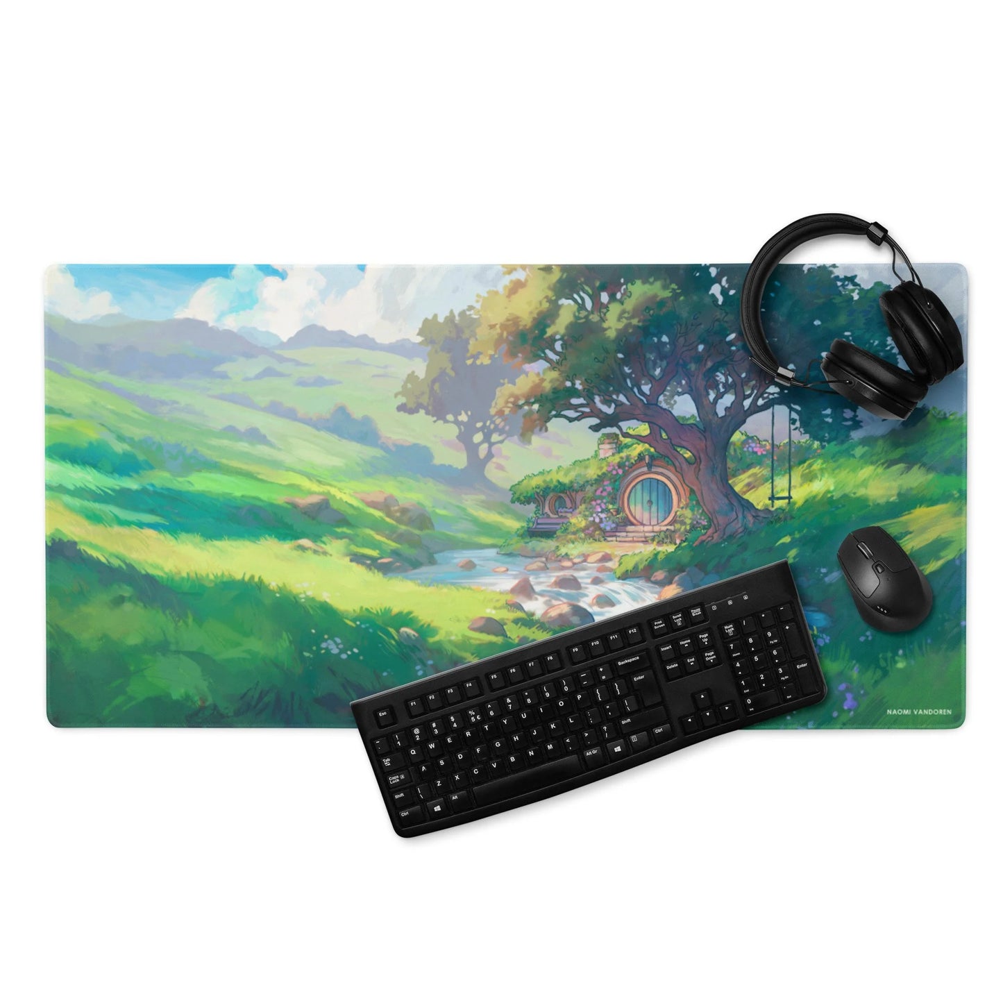 Green Meadows - Desk & Gaming Playmat