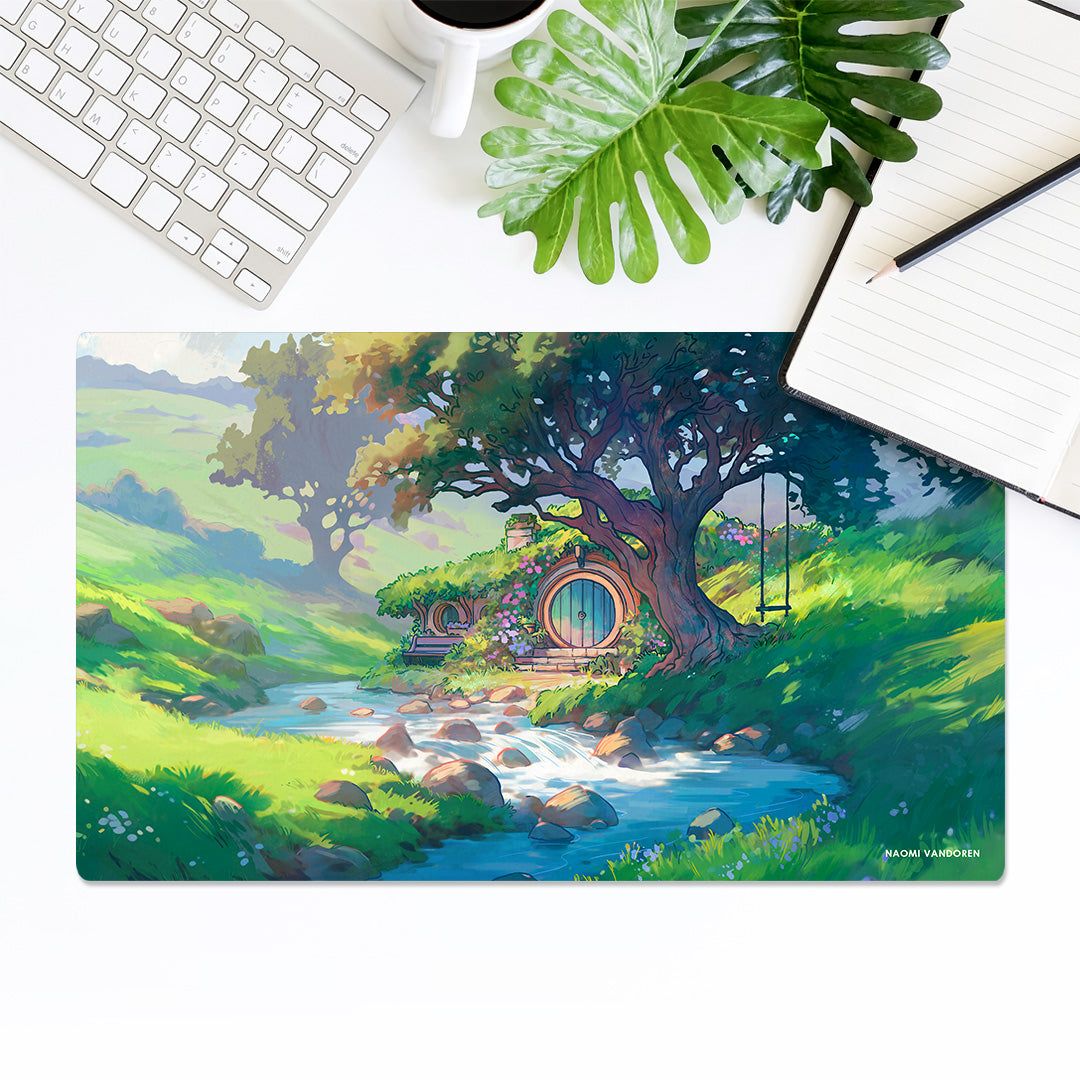 Green Meadows - Desk & Gaming Playmat