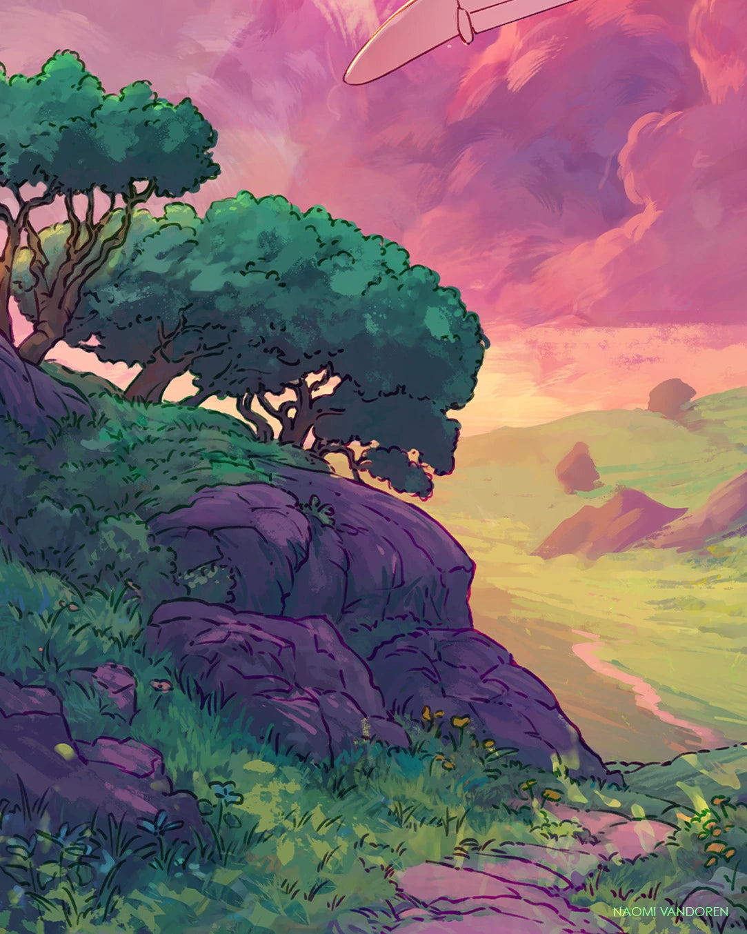 Valley Of The Wind - Art Print