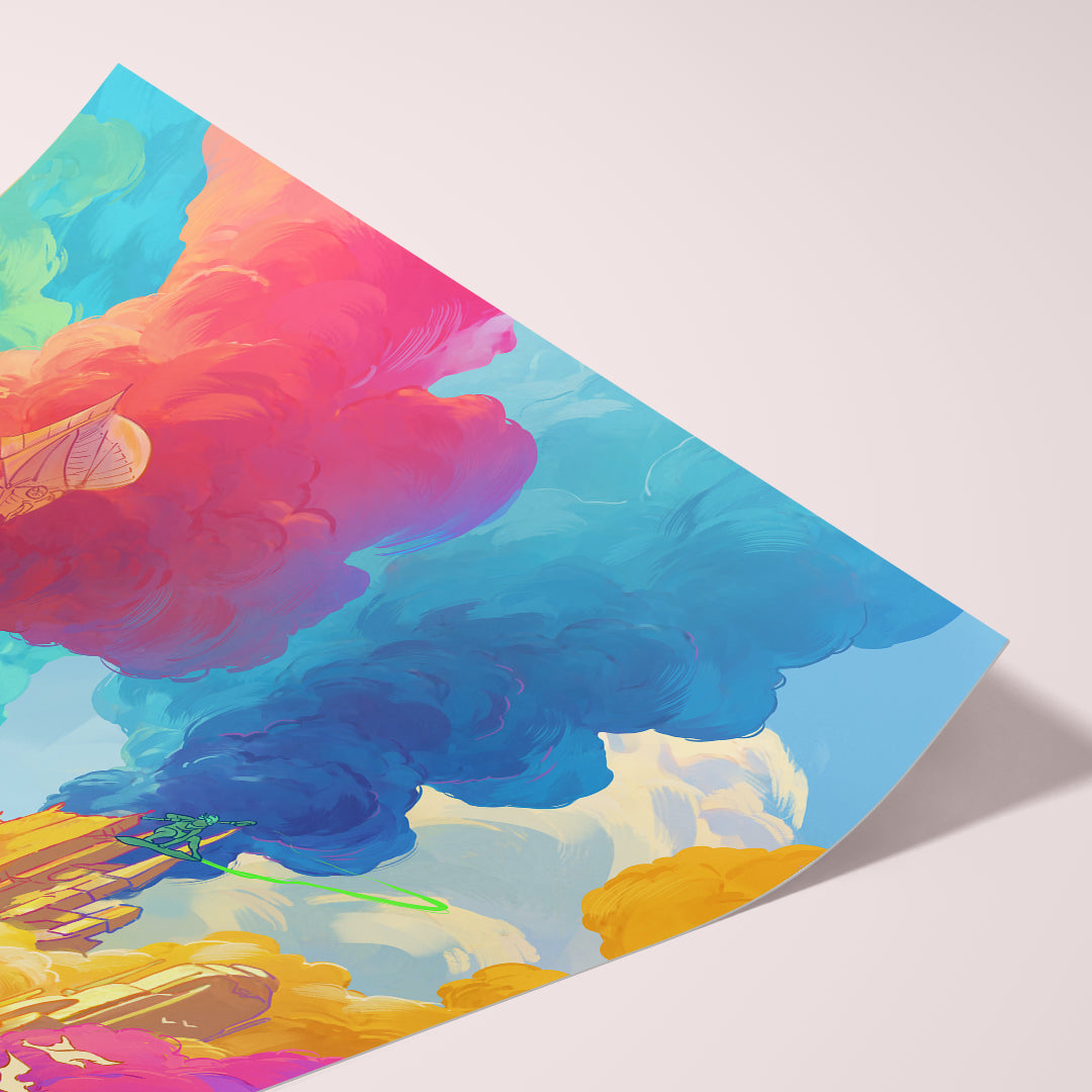 Paint The Town Blue - Art Print