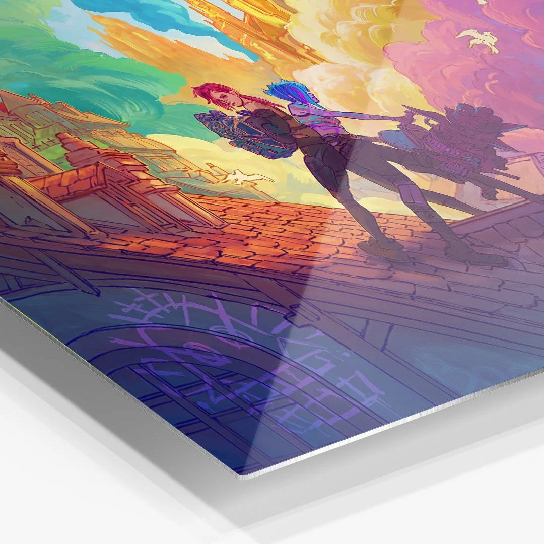 Paint The Town Blue - Art Print