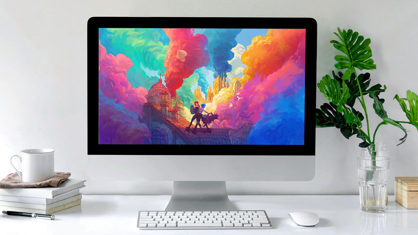 Paint the Town Red - HD/Ultra-wide Desktop Wallpaper