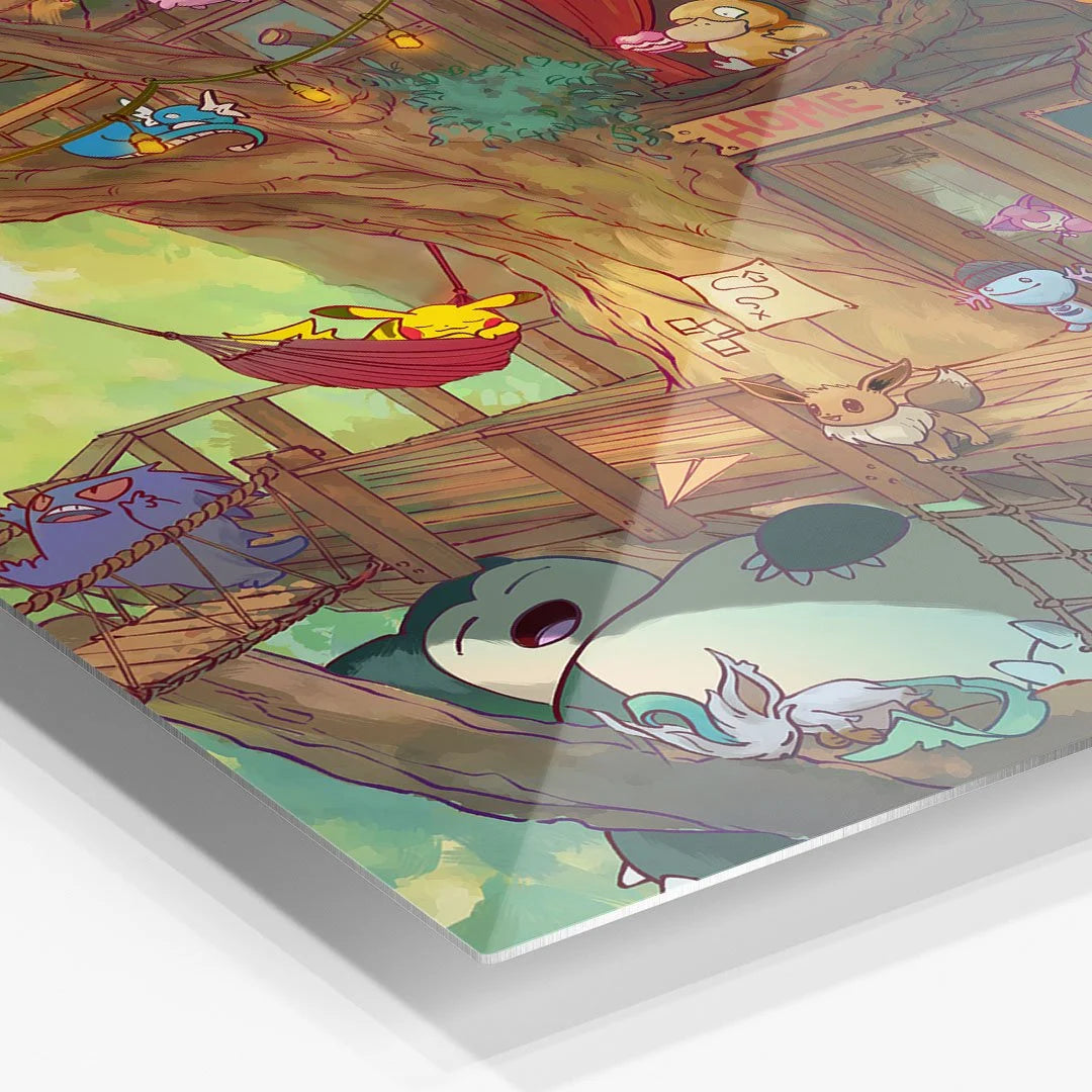 Creature Collecting Treehouse - Art Print