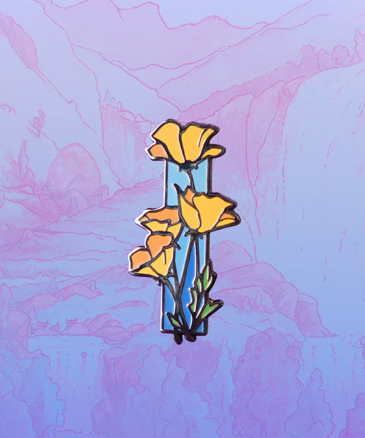 Poppies - Enamel Pin